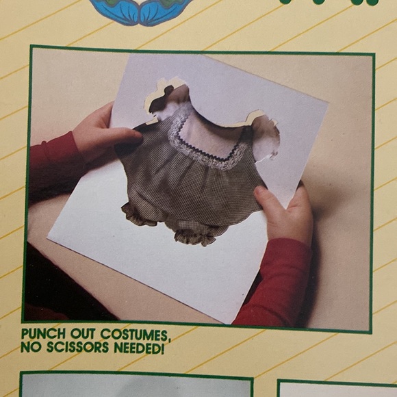 Vintage Cabbage Patch Paper doll NIB sealed 1983 unisex - Picture 5 of 10